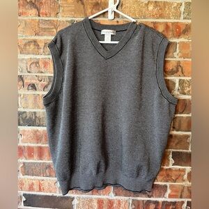 Cypress Links Black White Golf V-Neck Men’s Sweater Vest Size:XL